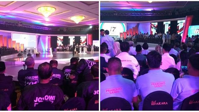 Busana Simpatisan Jokowi-Ma'aruf Amin dan Prabowo-Sandiaga Uno