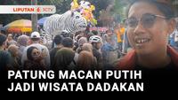Patung Macan Putih Jadi Wisata Dadakan