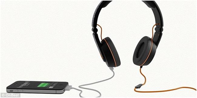 Dua kabel untuk headphone dan USB (c) Onbeat