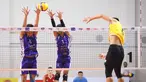 Tim voli Indonesia, yang diwakili oleh Jakarta LavAni Allo Bank, berhasil meraih kemenangan telak atas Vietnam pada laga kedua SEA VLeague 2023. (Bola.com/Abdul Aziz)