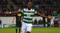 Sama seperti rekannya Tierney, penyerang Celtic, Moussa Dembele menjadi incaran Manchester United pada bursa transfer januari 2018. (AFP/Patrik Stollarz)