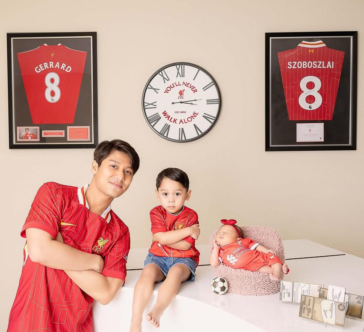 Rizky Billar Pamer Pemotretan Baby Leshia, Ingin Si Kecil Main Piano hingga Didoktrin Jadi Fans Liverpool