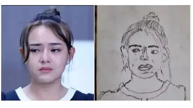6 Lukisan Tangan Wajah Amanda Manopo Ini Tak Sesuai Ekspektasi, Bikin Ngakak