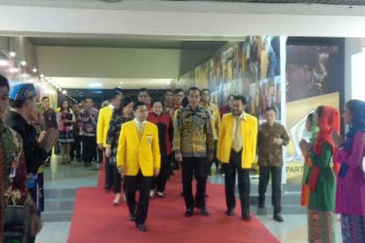 Jokowi dan Megawati hadiri penutupan Rapimnas Golkar
