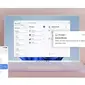 Phone Link di PC atau laptop Windows 11 kini mendukung tautan dengan iPhone dan akses iMessages. (Doc. Microsoft)