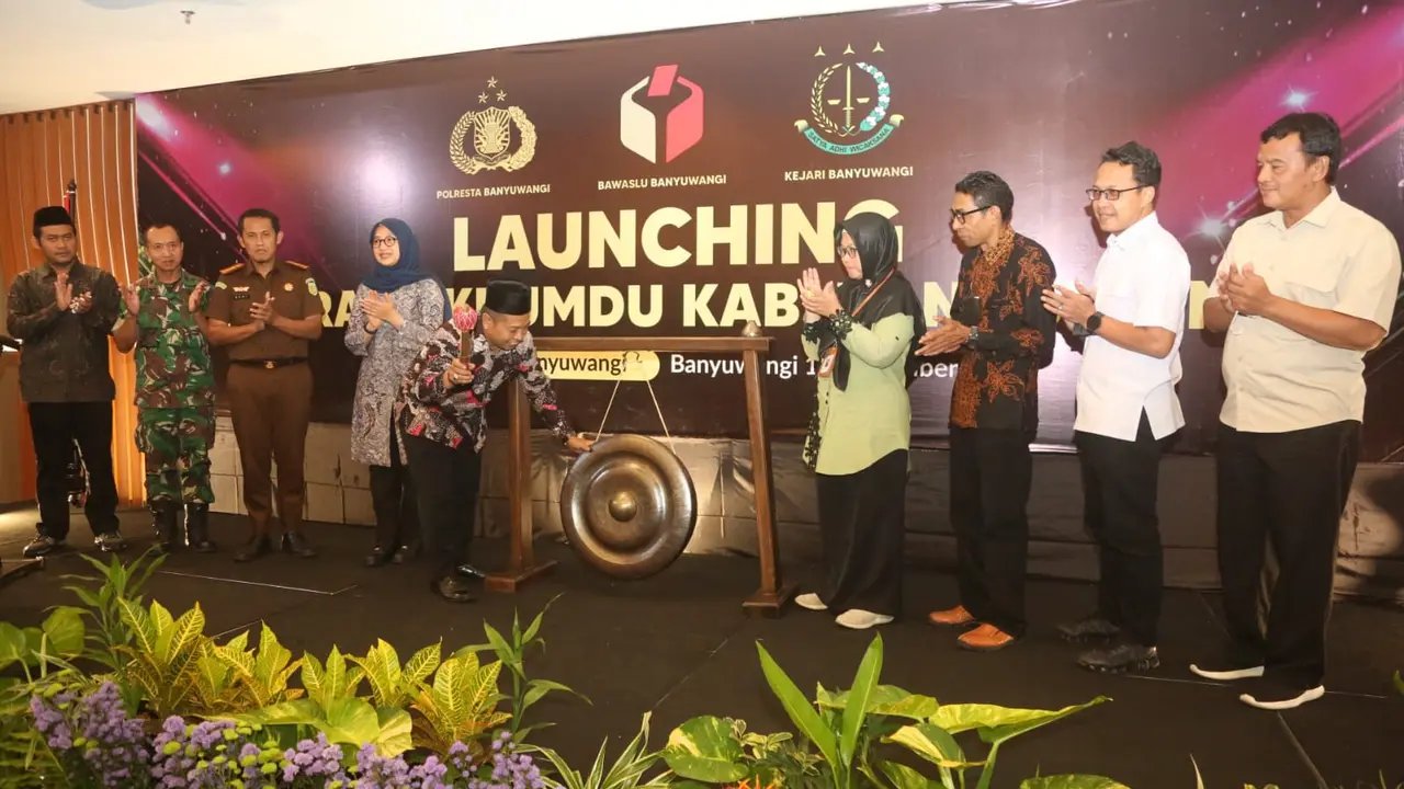 Wujudkan Pemilu bersih sentra Gakumdu di Banyuwangi Diresmikan (Istimewa)