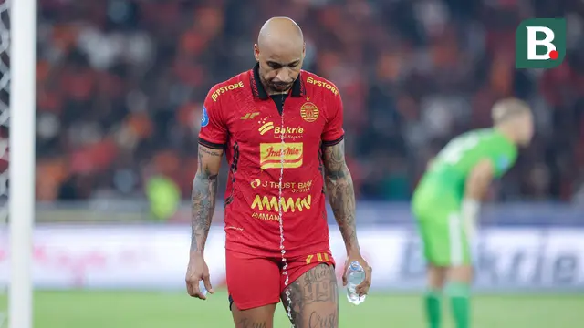 Foto: Kekecewaan Pemain Persija Setelah Gagal Taklukkan Dewa United di SUGBK