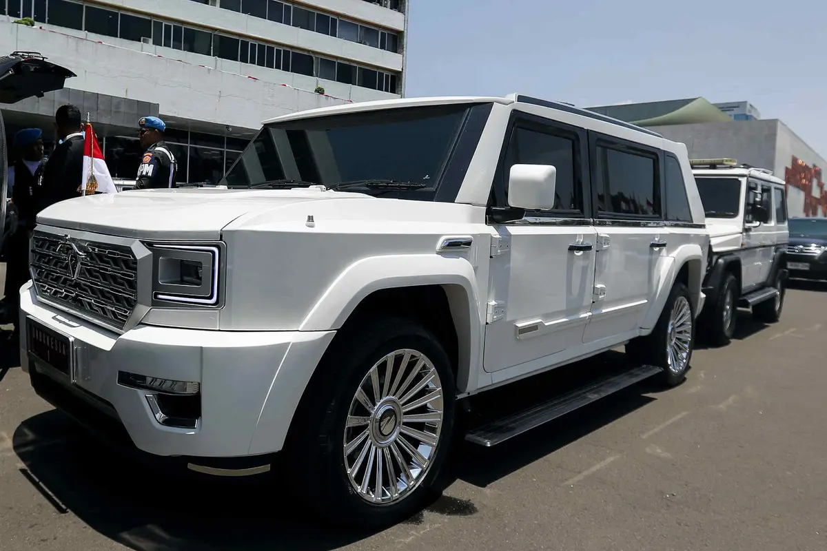 Tampilan Gagah MV3 Garuda Limousine, Mobil yang Digunakan Presiden Prabowo Subianto usai Dilantik