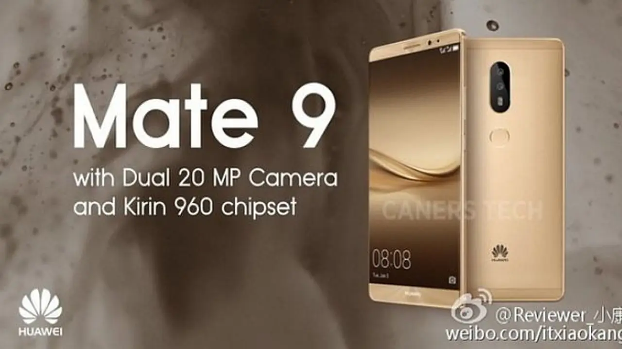Bocoran foto promo Huawei Mate 9