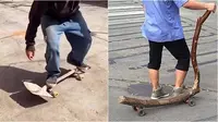 Desain skateboar nyeleneh (Sumber: Instagram/uglydesign)