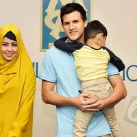 Risty Tagor dan Stuart Collin (Liputan6.com/Faisal R Syam) 