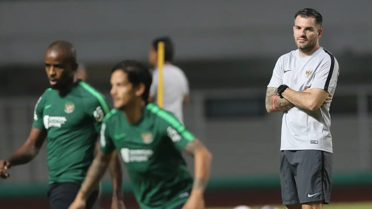 Latihan Timnas Indonesia