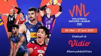 Streaming Volleyball Nations League Eksklusif di Vidio. (Sumber : dok. vidio.com)