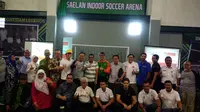 Saelan Football Academy meresmikan lapangan latihan sendiri di Jakarta (Liputan6.com/Defri Saefullah)