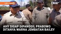 AHY Sigap Dipanggil Prabowo, Ditanya Warna Buat Jembatan Bailey di Bencana Sumatera