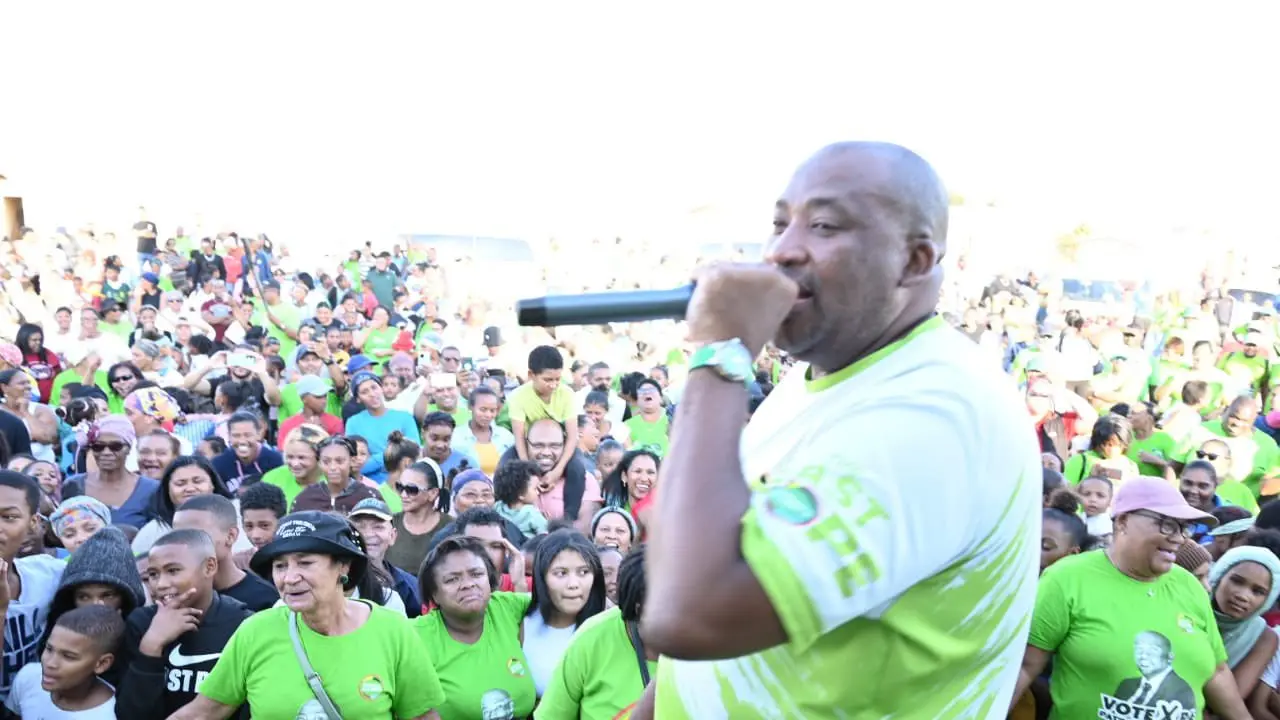 Gayton McKenzie, Menteri Olahraga, Seni dan Budaya Afrika Selatan yang sebelumnya merupakan seorang gangster. (X/@GaytonMcK)