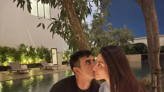 ilustrasi potret mesra ali syakieb dan Margin Wieheerm/instagram: ali syakieb