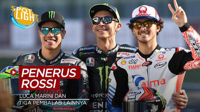 Berita video tentang empat pembalab muda yang bisa menjadi penerus Valentino Rossi.