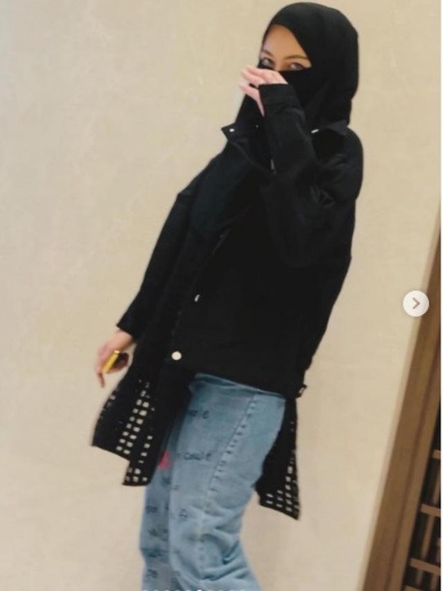 Ratu Rizky Nabila kini tampil bercadar (Foto: instagram raturn)