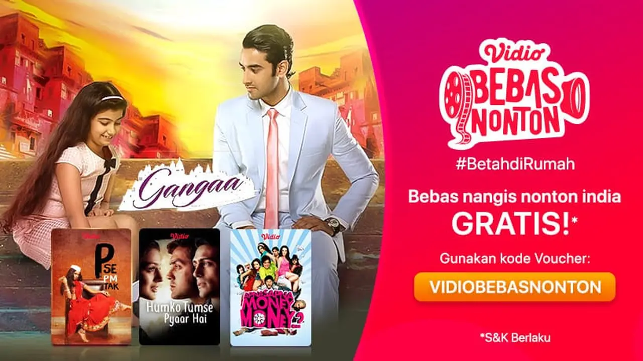 Tertawa dan Menangis Bersama Film Bollywood di Vidio. sumberfoto: Vidio