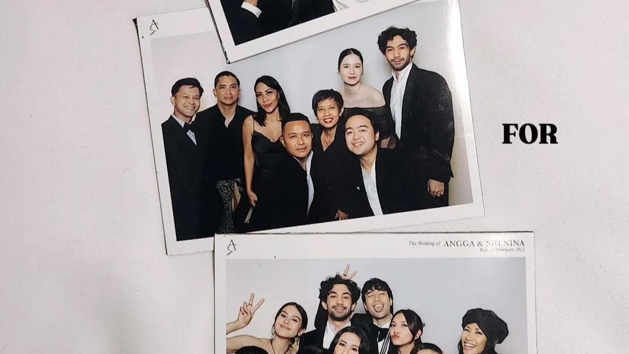 Potret Prilly Latuconsina & Omara Esteghlal Hadiri Resepsi Pernikahan Angga Yunanda, Serasi Berbusana Serba Hitam