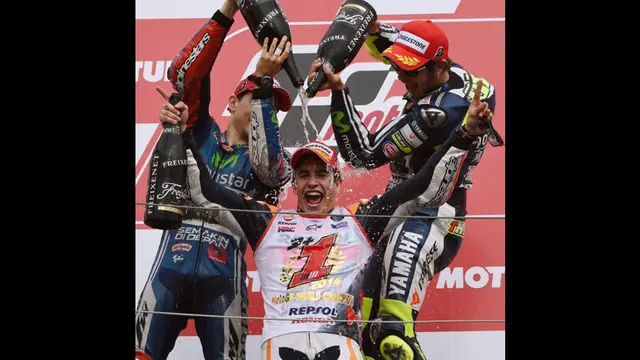 Marc Marquez Hentikan Perebutan Gelar Juara Dunia MotoGP 2014