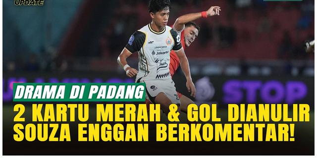 2 Kartu Merah dan Gol Dianulir, Mauricio Souza Ogah Komentari Wasit Usai Persija Tumbang!