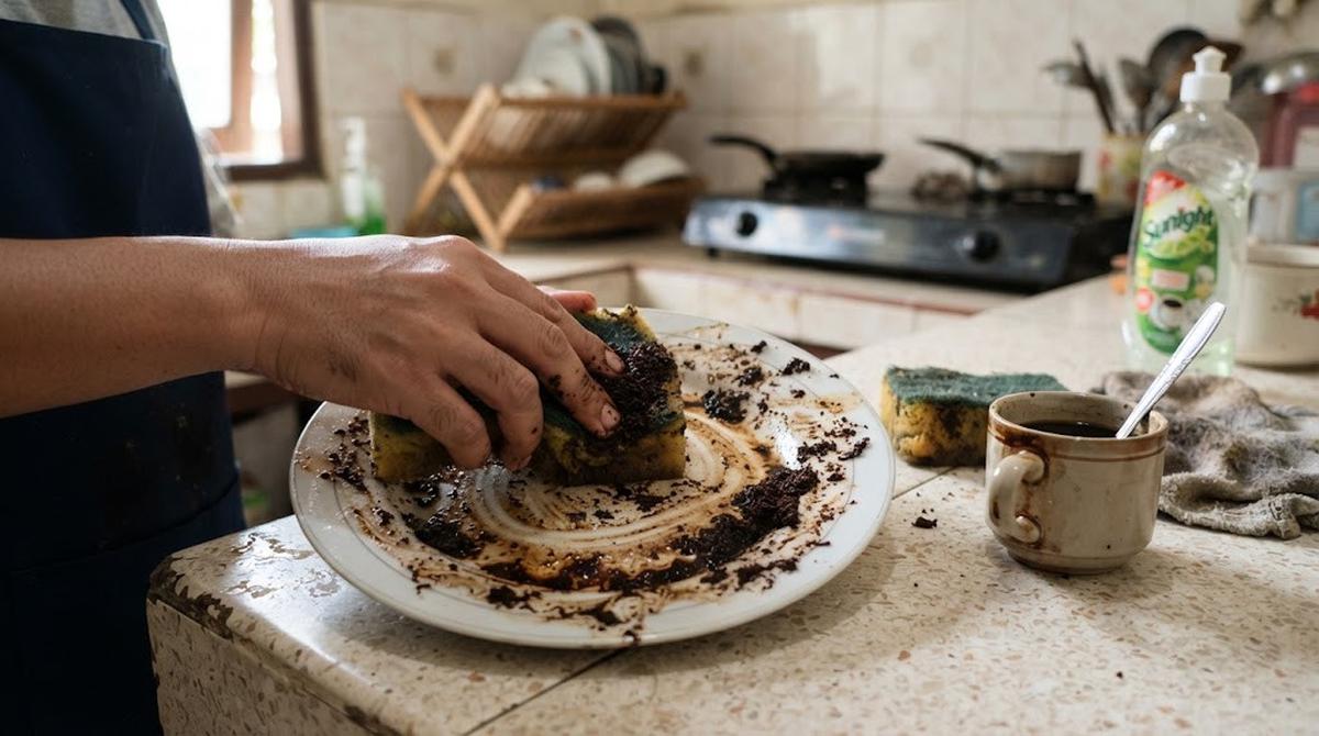 Usap Menggunakan Ampas Kopi Sisa