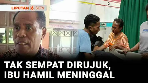 VIDEO: Tak Ada Dokter Anestesi, Ibu Hamil di Sikka NTT Meninggal Dunia