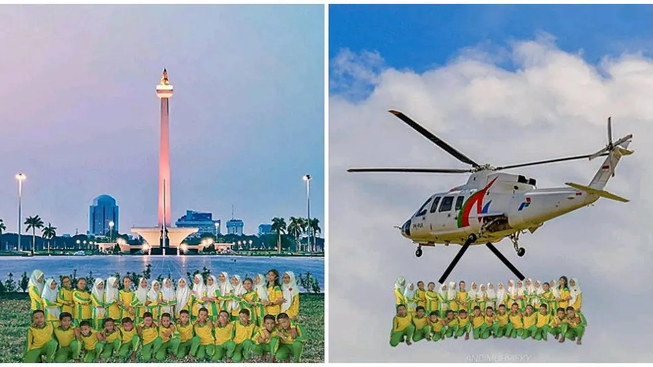 Kocak, 6 Foto Editan Study Tour di Masa Pandemi Ini Bikin Rindu Jalan-jalan