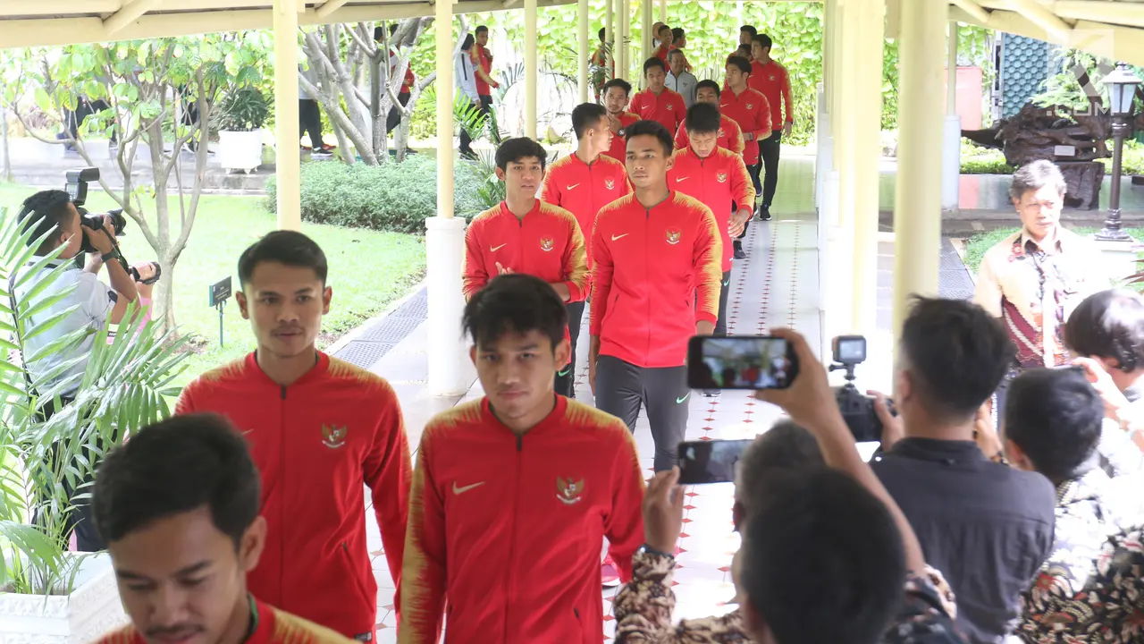 Jokowi Terima Timnas U-22