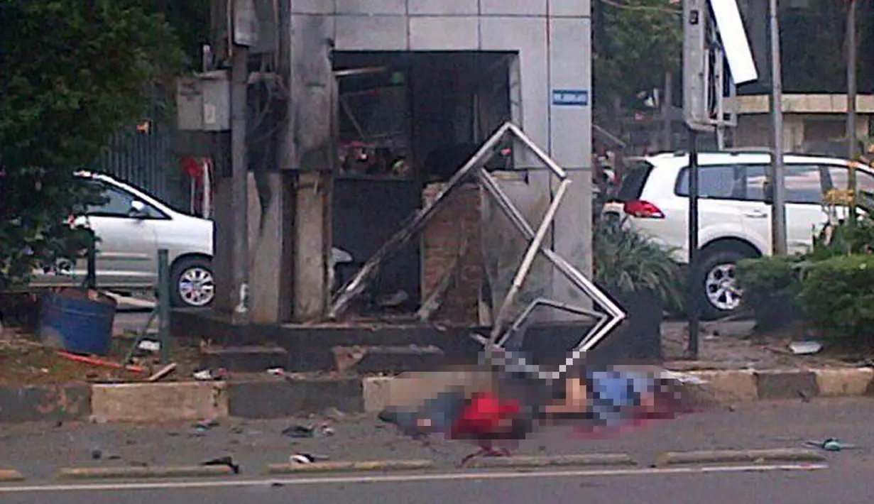 Ledakan di Sarinah (Istimewa)