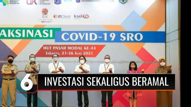 Rangkaian perayaan ke-44 tahun diaktifkannya kembali, Self Regulatory Organization (SRO) Pasar Modal Indonesia mengajak para investor untuk berinvestasi sekaligus berdonasi untuk penanggulangan Covid-19, pada 9 Agustus 2021.