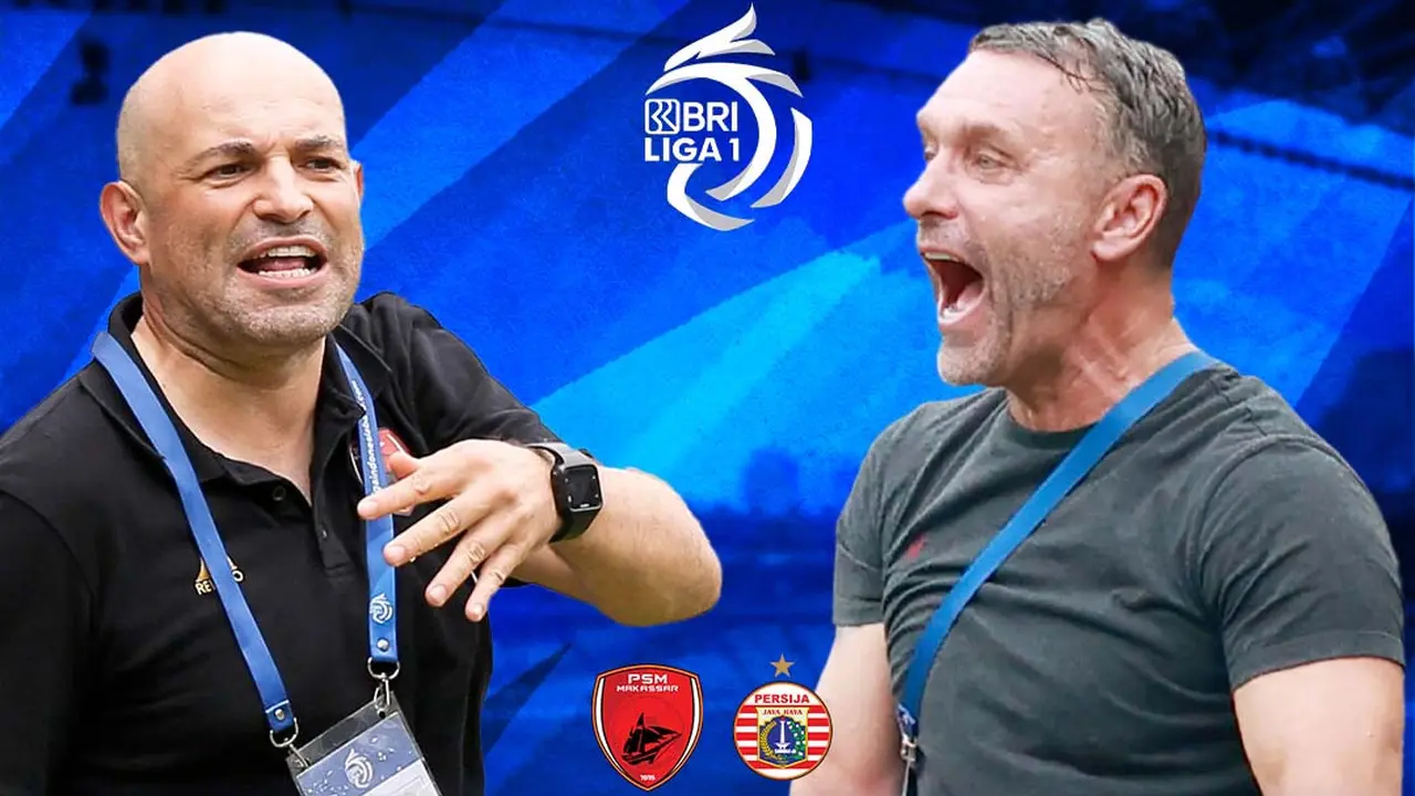 BRI Liga 1 - Duel Pelatih - PSM Makassar Vs Persija Jakarta