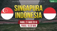 Singapura U-23 Vs Indonesia U-23_2 (Bola.com/Adreanus Titus)