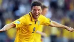 Selebrasi striker Swedia U-21, Marcus Berg seusai mencetak gol ke gawang Inggris di semifinal Piala Eropa U-21 di Gamla Ullavi Stadium, Gothenbur, 26 Juni 2009. AFP PHOTO/OLIVIER MORIN
