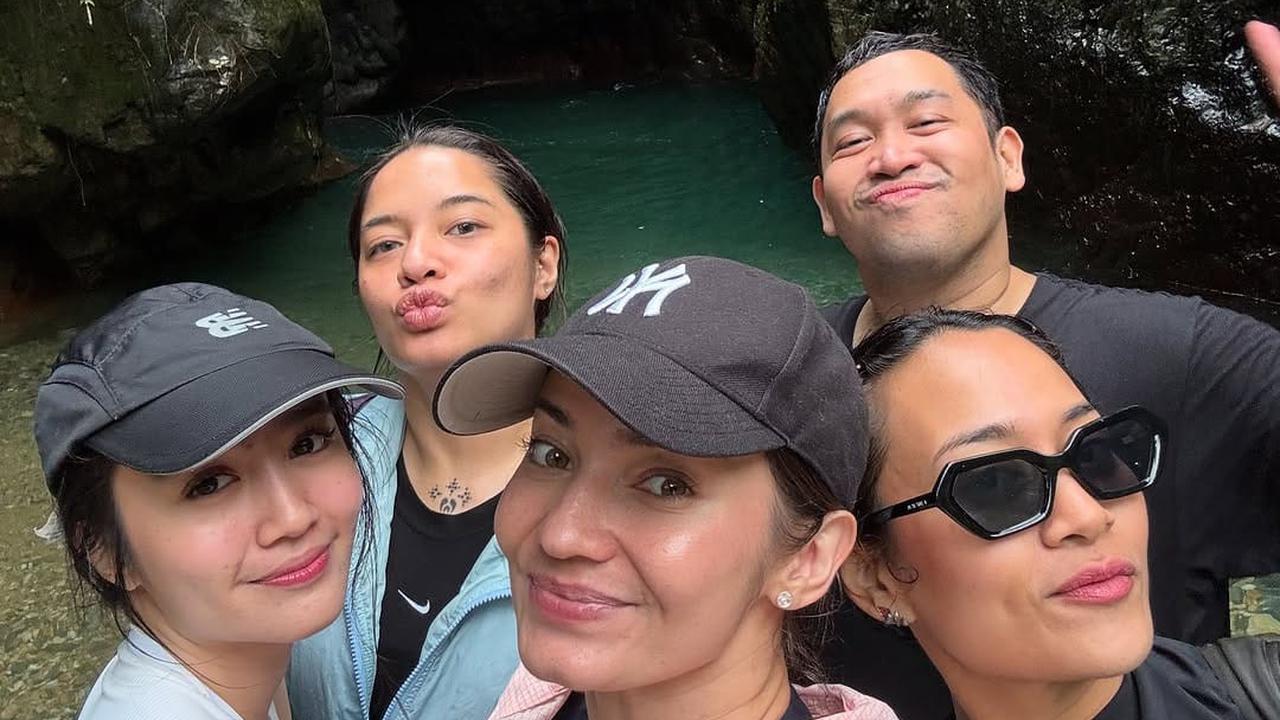 6 Potret Abigail Cantika Bareng Enzy Storia hingga Febby Rastanty Asyik Main ke Curug