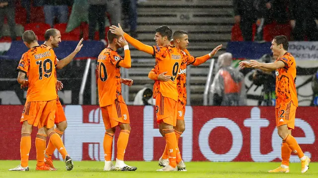 FOTO: Juventus Hajar Ferencvaros 4-1 di Liga Champions