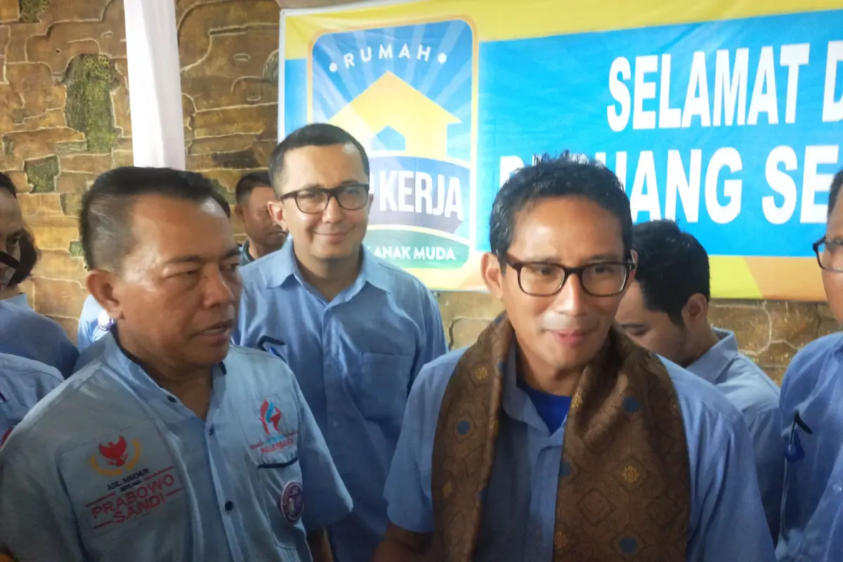 Isu Pertumbuhan Ekonomi Jadi Materi Debat Pilpres Sandiaga Uno