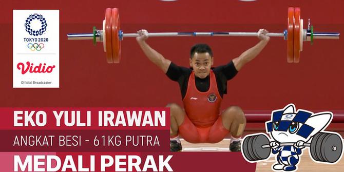 VIDEO: Eko Yuli Irawan Berhasil Persembahkan Medali Perak Bagi Indonesia di Olimpiade Tokyo 2020