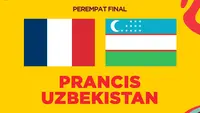 Perempat Final Piala Dunia U-17 - Prancis Vs Uzbekistan (Bola.com/Adreanus Titus)