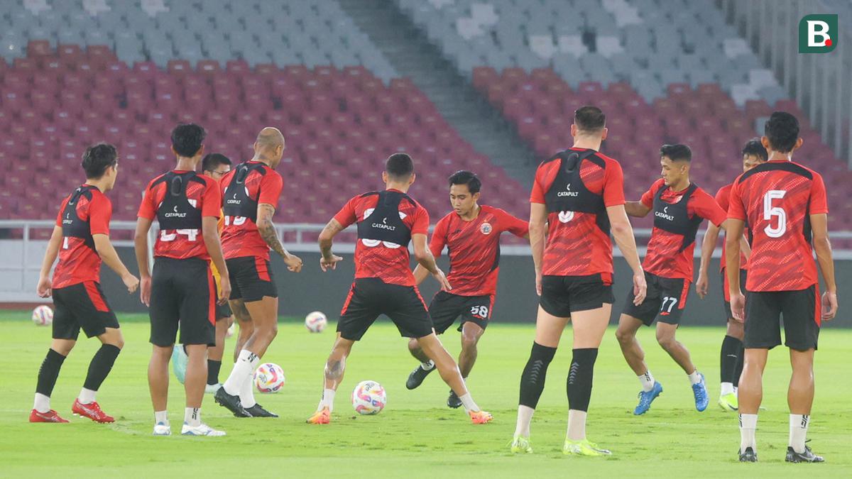 Foto: Melihat Persiapan Terakhir Persija Jelang Menjamu Persebaya di BRI Liga 1