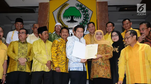 Golkar Resmi Usung Khofifah-Emil di Pilkada Jatim 2018