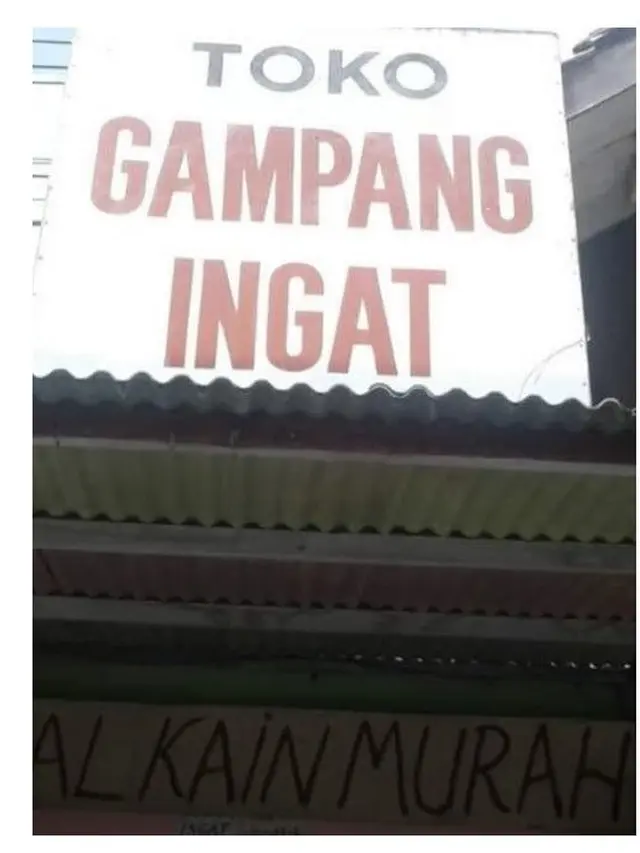 6 Nama Toko Ini Kelewat Unik, Bikin Pembeli Senyum (1cak Twitter/txtdarigajelas)