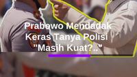 Dijawab Lantang Polisi, Tegas Prabowo Tanya saat Tinjau Lokasi Bencana: Masih Kuat?