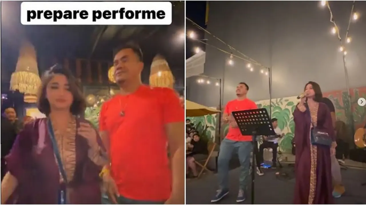 6 Potret Keseruan Dewi Perssik dan Saipul Jamil Duet di Atas Panggung, Heboh