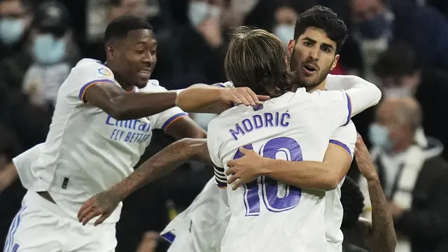 Foto: Depan Belakang Oke, Real Madrid Menangi Derbi Madrid atas Atletico dan Kukuh di Puncak Klasemen Liga Spanyol