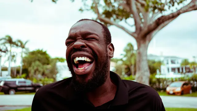 Laughing