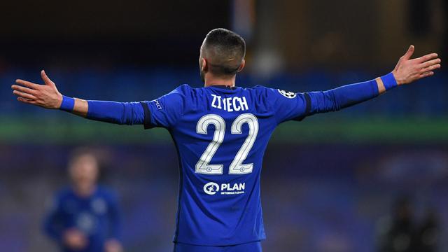 FOTO: Chelsea Pastikan 3 Wakil Inggris di Perempatfinal Liga Champions - Hakim Ziyech