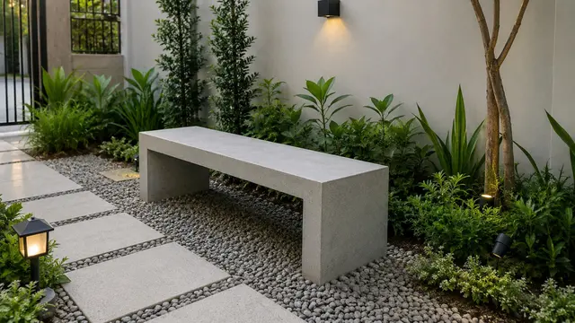 desain bangku taman (AI Generated
